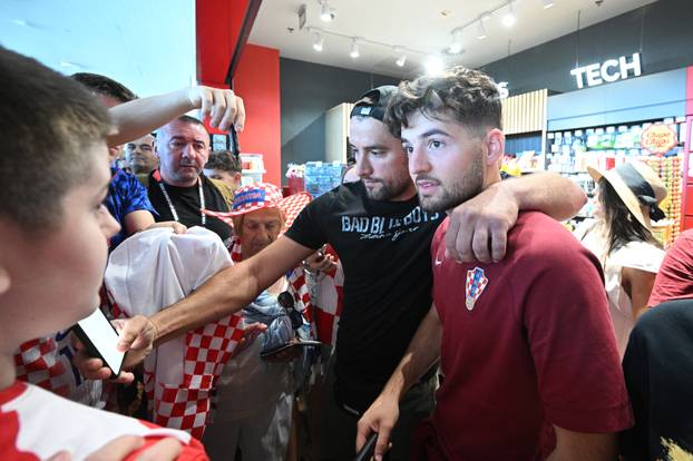 Velika Gorica: Doček hrvatske nogometne reprezentacije