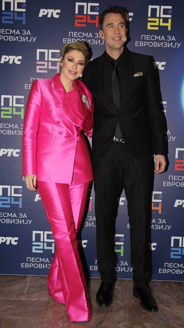 Beograd: Finalna večer festivala "Pesma za Evroviziju '24"