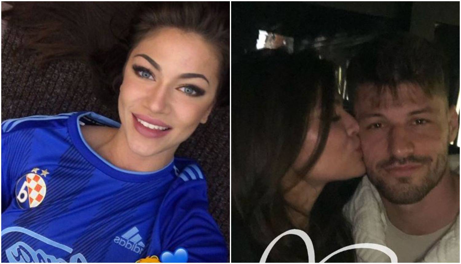 Poljubac poslije tekme: Cura je na Maksimiru bodrila Petkovića