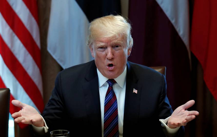 Trump hosts Baltic leaders at the White House in Washington