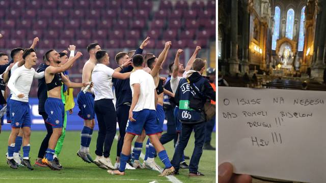 Molitva za juniore Hajduka: 'O Isuse, pomozi bijelom dresu...'