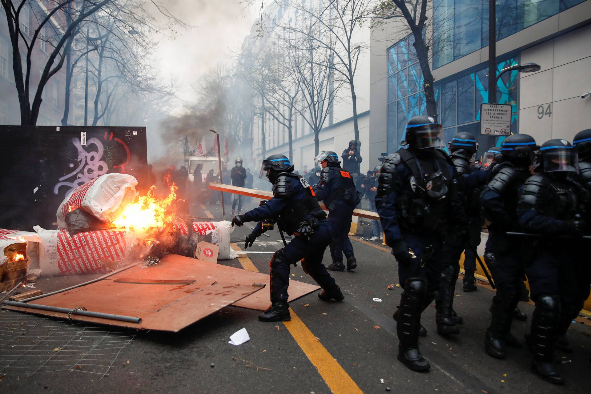 Demonstration against the 'Global Security Bill' in Paris