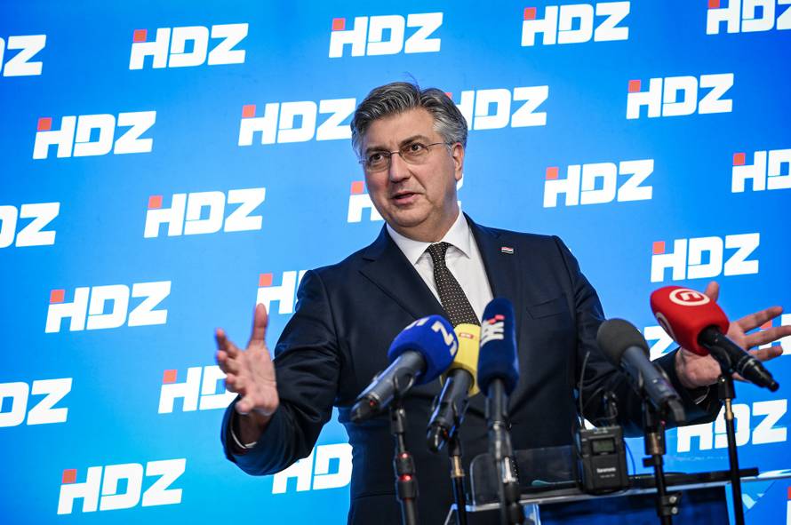 Zagreb: Izjava za medije Andreja Plenkovića nakon zajedničke sjednice Predsjedništva i Nacionalnog odbora HDZ-a