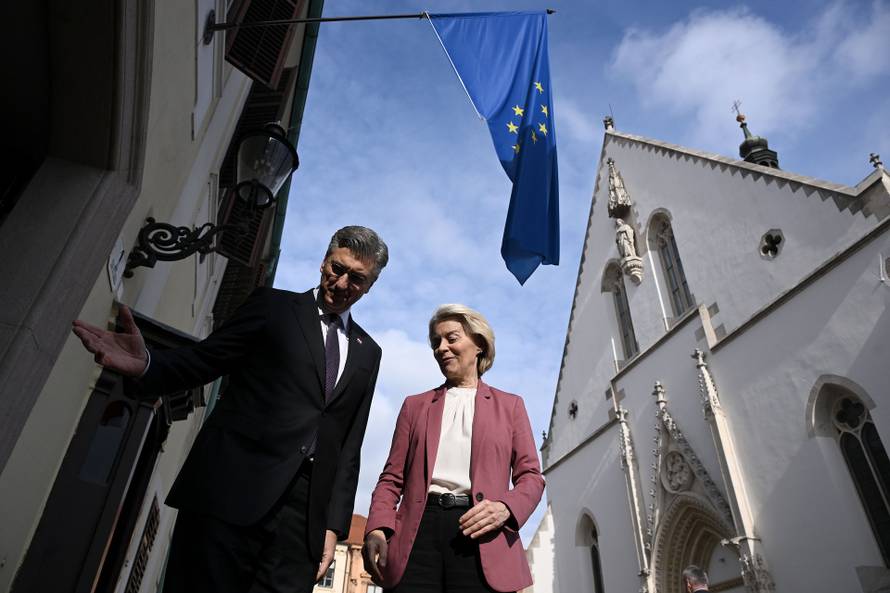 Zagreb: Sastanak predsjednika Vlade Andreja Plenkovica s predsjednicom Europske komisije Ursulom von der Leyen