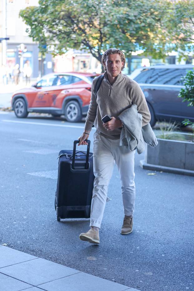 Zagreb: Okupljanje hrvatske nogometne reprezentacije