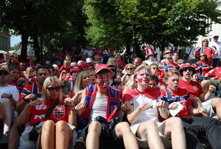 FIFA World Cup 2026 - Quarter Final - Norway v England - Fans gather in Oslo