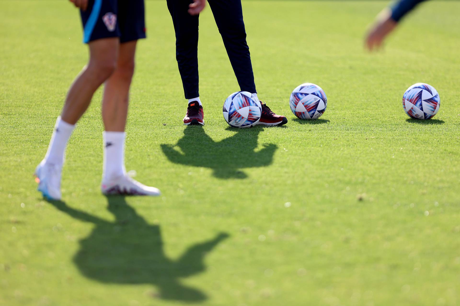 Rijeka: Na stadionu Rujevica održan trening Hrvatske nogometne reprezentacije 