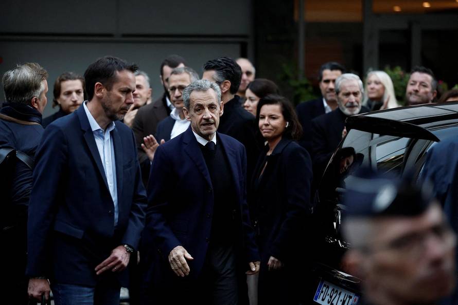 Former French President Sarkozy goes to jail to begin five-year sentence