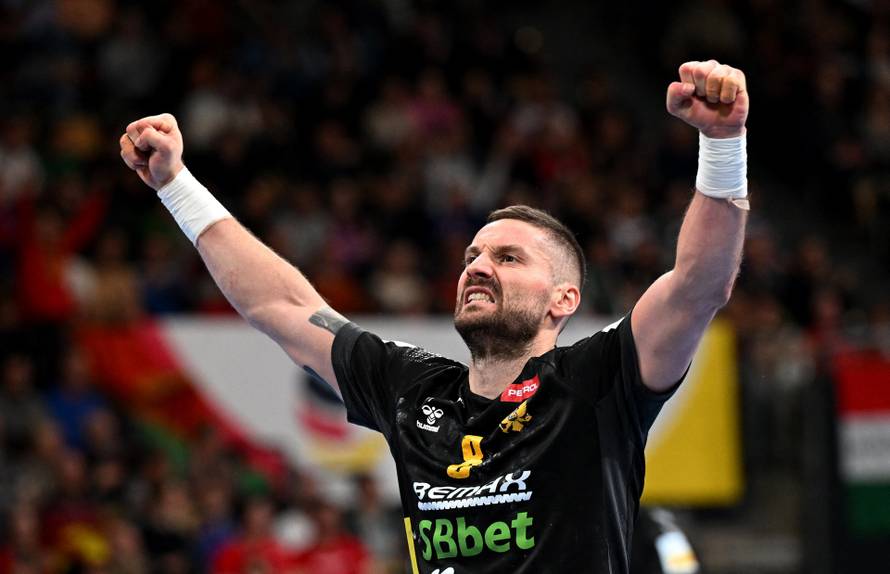 EHF 2024 Men's European Handball Championship - Preliminary Round - Group C - Serbia v Montenegro