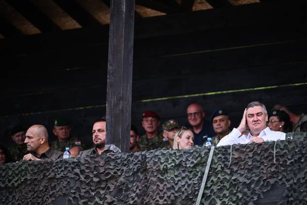 Slunj: Uzvanici na međunarodnoj vojnoj vježbi "Borbena moć 26"