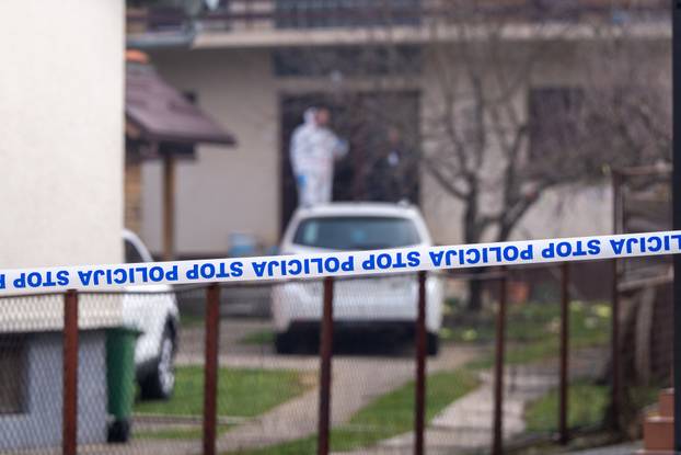 Dvostruko ubojstvo u Gospiću, očevid u tijeku