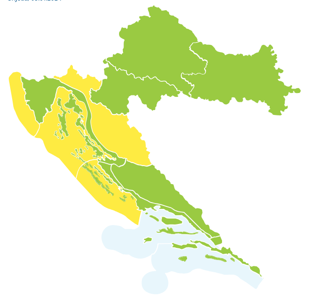 Vremenska prognoza za srijedu