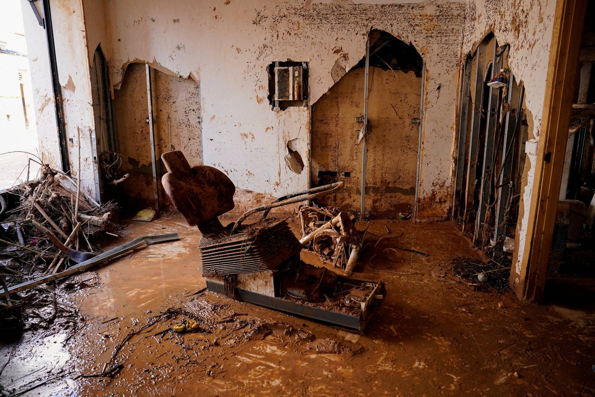 Aftermath of floods in Spain