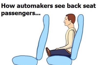 Kako proizvođači auta vide ljude na stražnjim sjedalima