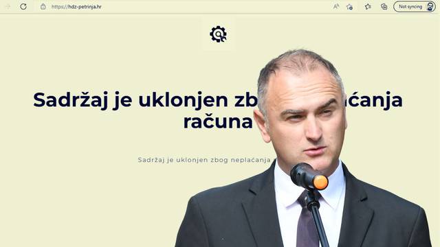 Stranica HDZ-a Petrinja ugašena jer nisu platili račune, iz stranke se javili i objasnili zbog čega