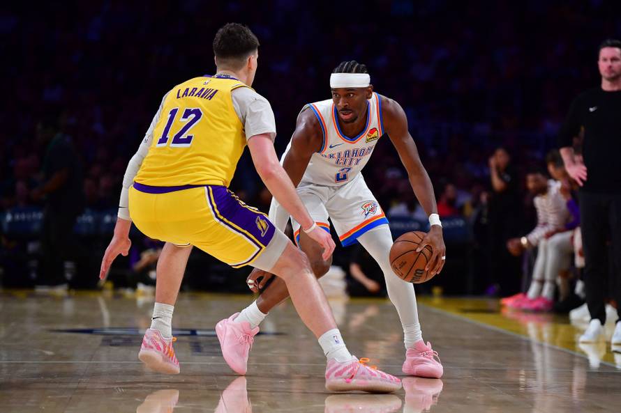 NBA: Oklahoma City Thunder at Los Angeles Lakers