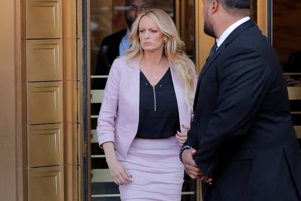 FILE PHOTO: Stormy Daniels departs federal court in New York City