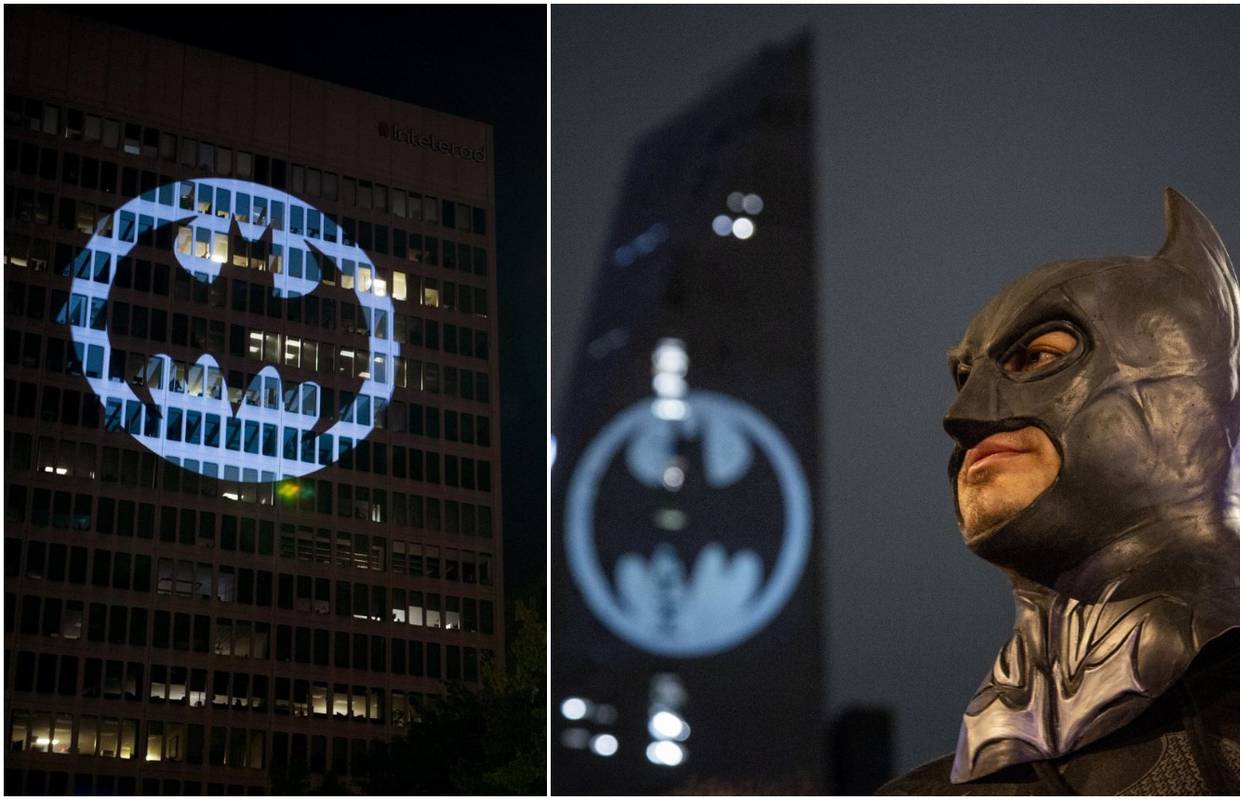 Batman slavi 80. godišnjicu: Zgrade su ukrasili simbolom...