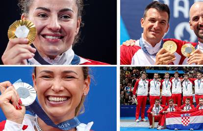 Hrvatski sportaši u 2024. godini osvojili 322 seniorske medalje