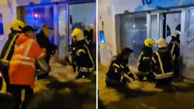 Dramatična snimka iz Rijeke: Vatrogasci spašavali djecu koju je bujica zarobila u igraonici
