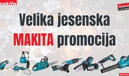 Velika Makita jesenska promocija u Teni-G: više od 200 artikala na popustu