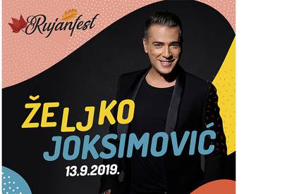 Miljenik publike, Željko Joksimović, otvara Rujanfest