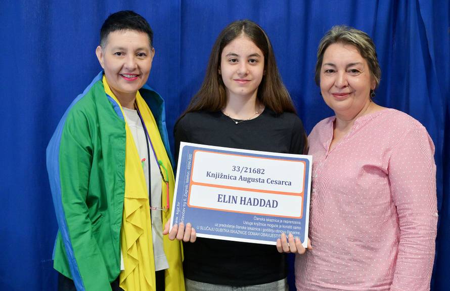 Elin Haddad proglašena najčitateljicom grada Zagreba u kategoriji osnovnoškolske dobi