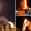 FOTO Vatreni spektakl u Popovcu Kalničkom: Gorjela je 'vuzmica' visoka čak 25 metara!