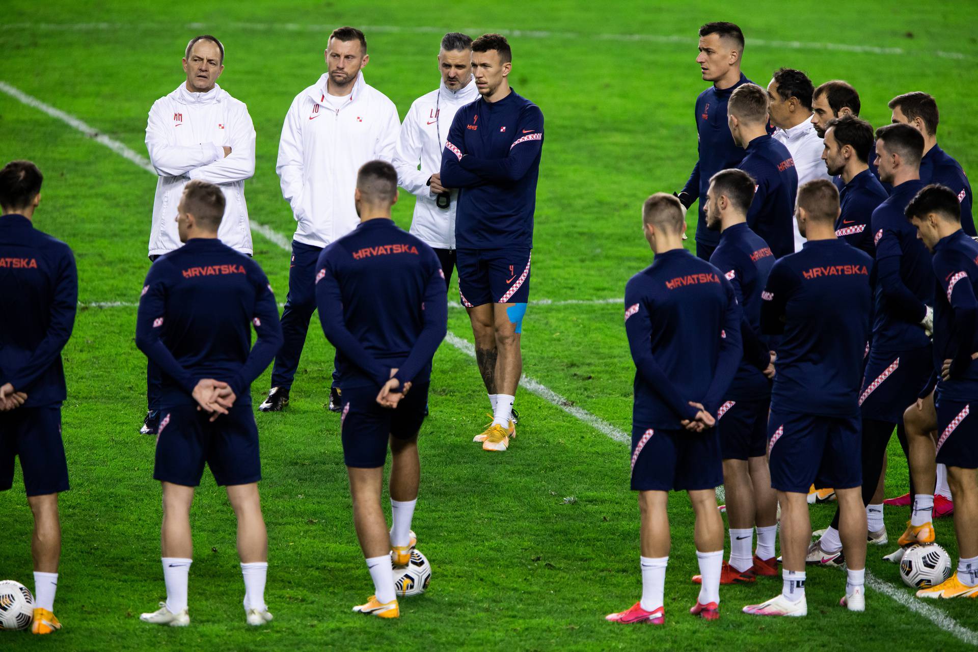 Split: Trening hrvatske nogometne reprezentacije uoči utakmice s Portugalom