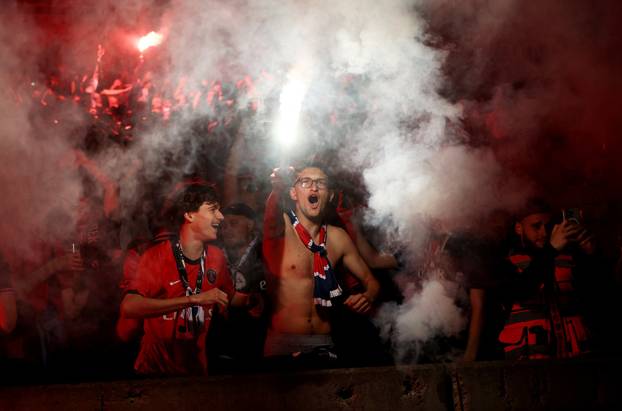 Champions League - Final - Fans gather to watch Paris St Germain v Inter Milan