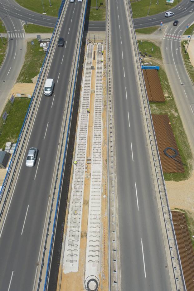 Zagreb: Radovi u Sarajevskoj snimljeni iz zraka