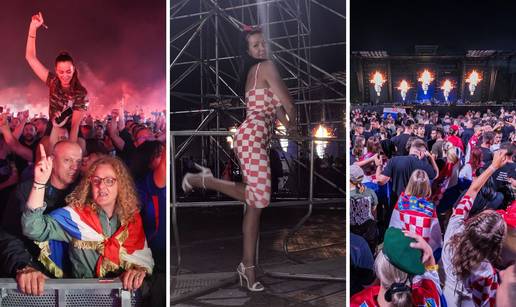 Moda na koncertu Thompsona: Beretke, zastave i crne majice, jedna žena stigla je u štiklama