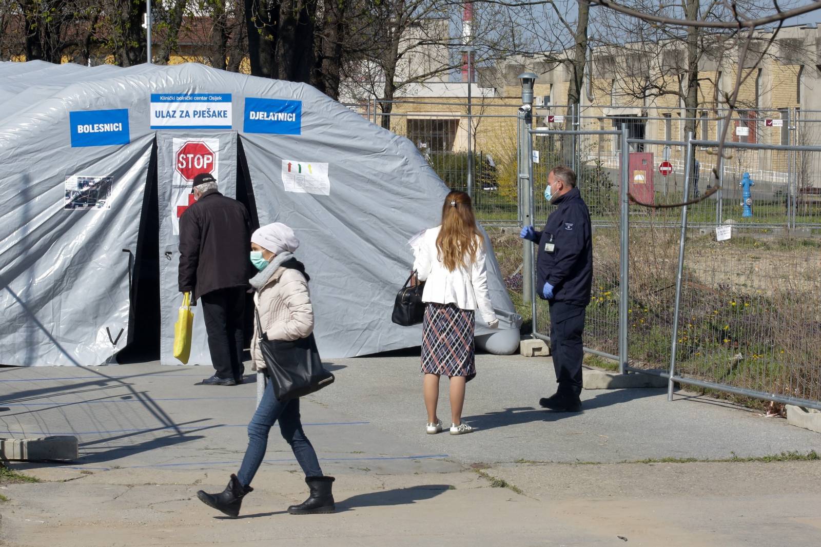 Postavljen novi ulaz za pacijente i djelatnike KBC Osijek