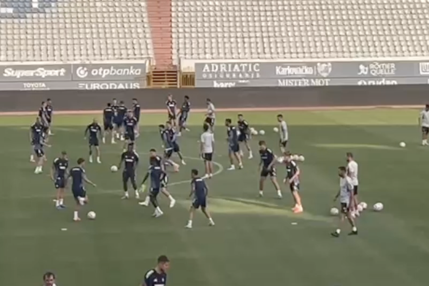 Trening Hajduka uoči Dinamo Citya