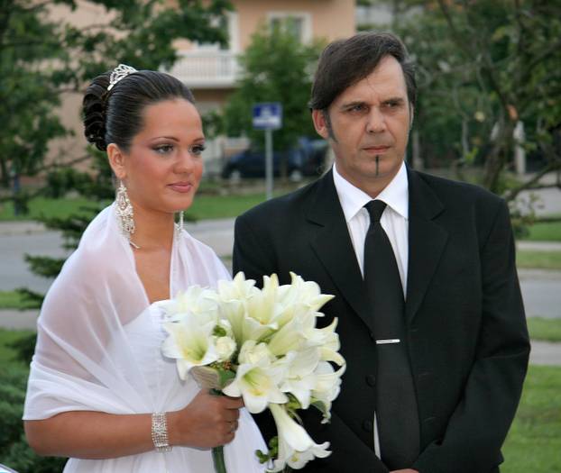 ARHIVA - 2005. Jacques Houdek i supruga Brigita slave 20. godišnjicu braka