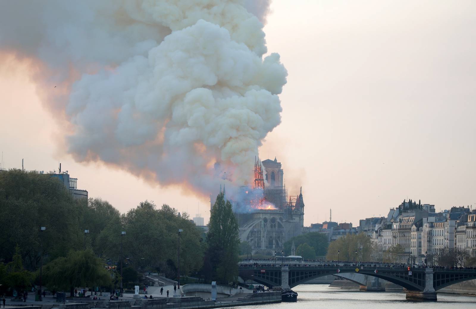 Fire at NotreÂ DameÂ Cathedral in Paris