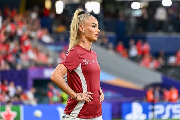 SUI, Spanien - Schweiz, Frauen-Fussball, Uefa Womens Euro 2025, Viertelfinale, 18.07.2025