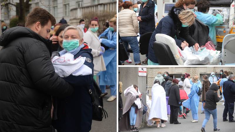 Prizori su obišli svijet: Trudnice i rodilje u papučama su napustile Petrovu i izašle na hladnoću