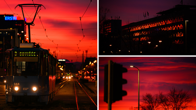 FOTO Pogledajte divne kadrove iz Zagreba nakon zalaska sunca