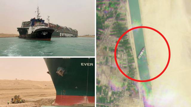 Sueski kanal i dalje blokiran: 'Moglo bi proći i nekoliko dana prije nego što pomaknu brod'