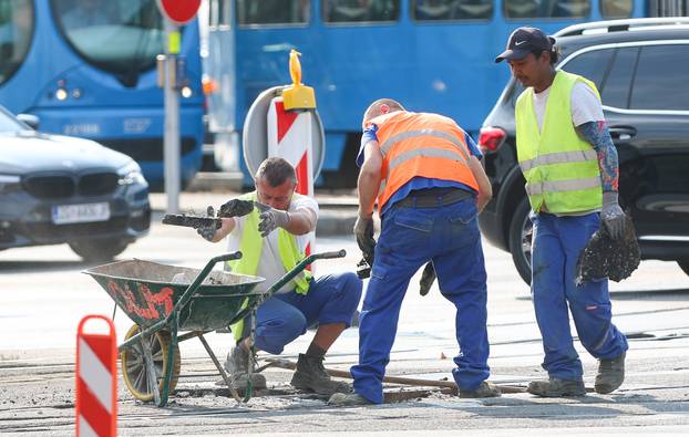 Zagreb: Počeli radovi na križanju Ulice grada Vukovara i Avenije Marina Držića