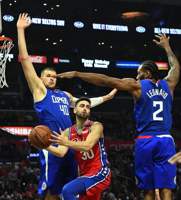 NBA: Philadelphia 76ers at Los Angeles Clippers