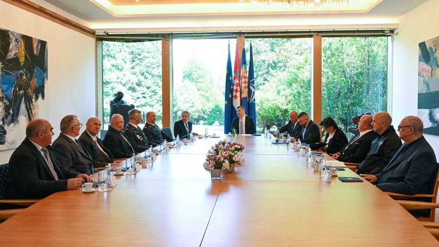 Milanović primio predstavnike zagrebačkih pričuvnih brigada