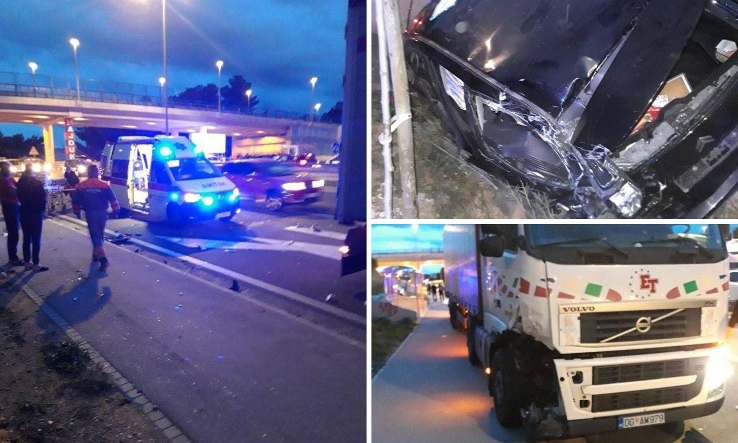 Sudarili se kamion i  auto kod Solina, ozlijeđen jedan čovjek