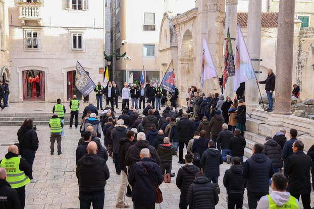 Split: Molitelji na Peristilu okupili su se i ove prve subote u mjesecu