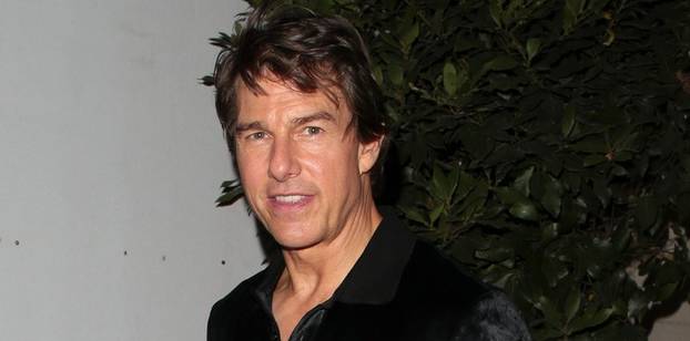 Actor Tom Cruise seen leaving The Dorchester hotel