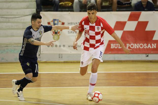 Dubrovnik: Kvalifikacije za futsal svjetsko prvenstvo, Hrvatska - Švedska