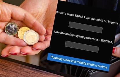 Izradili web aplikaciju idealnu za trgovce: Računa koliko eura trebaju vratiti ako dobiju kune