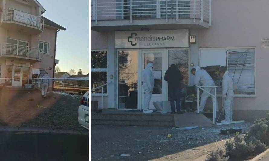 Raznesen bankomat u Zagrebu