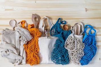 Zero,Waste,Concept.,Reusable,Things,And,Shopping,Bags,-,Textile,
